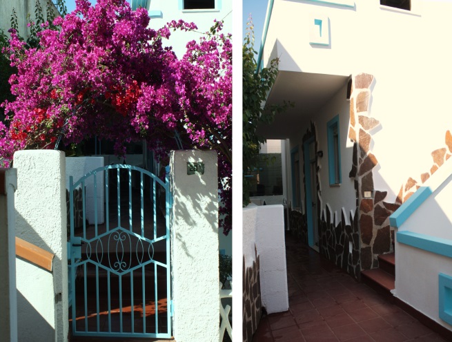 ingresso appartamento rosa primo piano